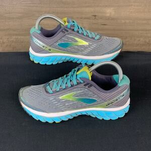 Brooks Women Ghost 9 1202251B151 Gray Running Shoes Sneakers Size 8